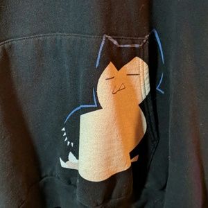 Pokemon Snorlax Black Hoodie